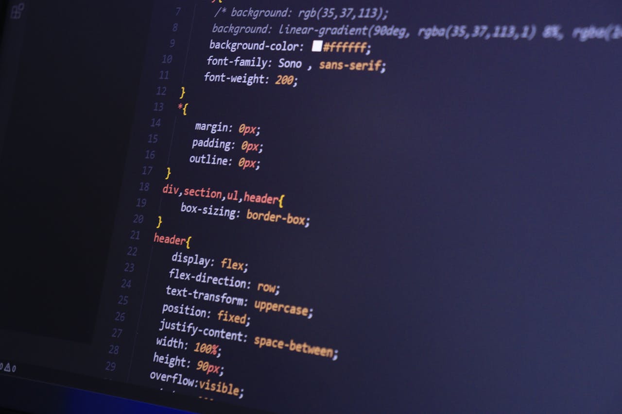 gallery-6 CSS code displayed on a computer screen highlighting programming concepts and technology.